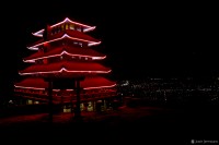 "Reading Pagoda at Night" Reading, PA