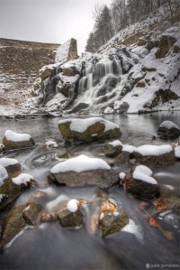 "Antietam Falls in Winter" - Antietam Lake, PA